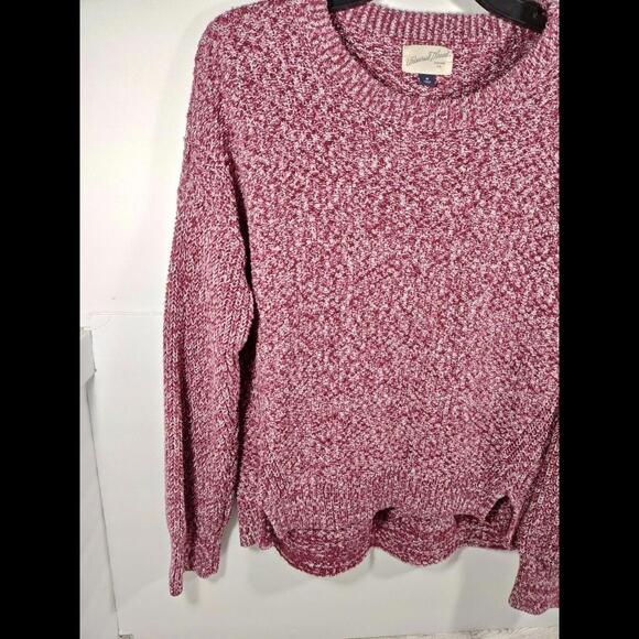 Universal Thread M Womens Knit Sweater Pink Red White Mixed Colors Size Medium - Picture 2 of 10